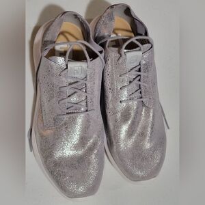 FootJoy Women's Flex LX Golf Shoe Shiny Silver Size 8.5